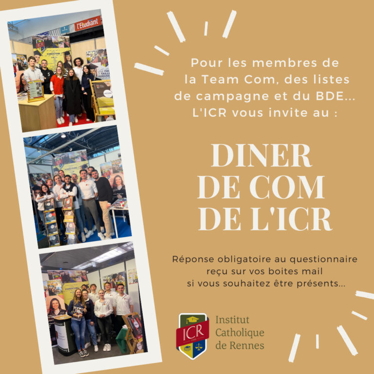 Diner De Institut Catholique De Rennes Dipl Mes D Etat